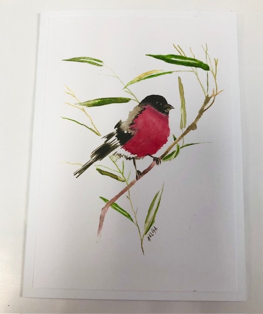 Water Colors Bird